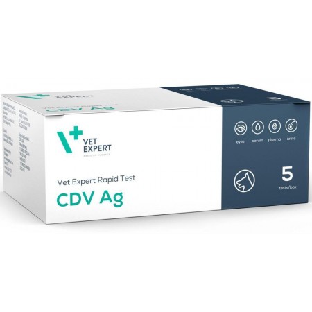 Vet Expert CDV Ag експрес-тест на виявлення антигену вірусу чуми собак 5 шт (201125)